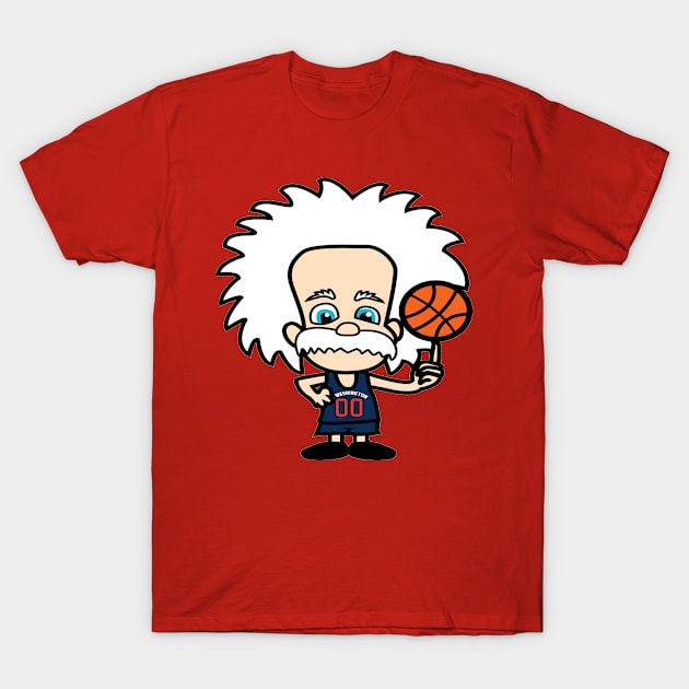 Washington DC Basketball 1 T-Shirt by WorldSportsCulture